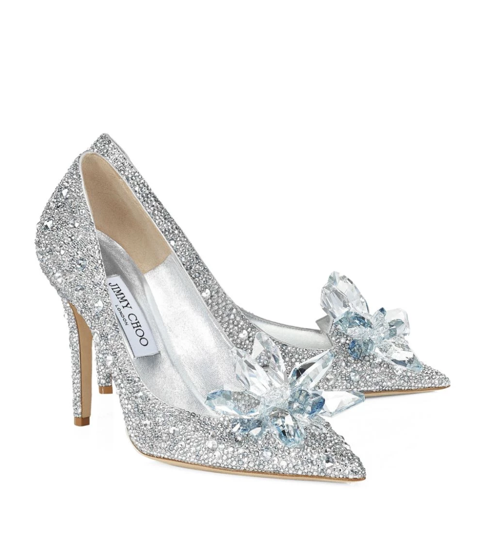 Best Sale π Jimmy Choo Alia 85 Embellished Pumps CRYSTAL Courts π 2 Best Sale π Jimmy Choo Alia 85 Embellished Pumps CRYSTAL Courts π - Image 2