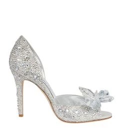 Best reviews of π Jimmy Choo Anilla 100 Crystal Pumps Peep Toe π Heels π