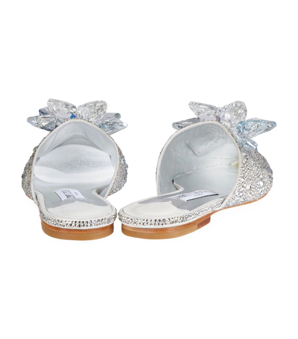 Brand new π Jimmy Choo Athea Crystal Slippers SILVER Flat Sandals π 2 Brand new π Jimmy Choo Athea Crystal Slippers SILVER Flat Sandals π - Image 2