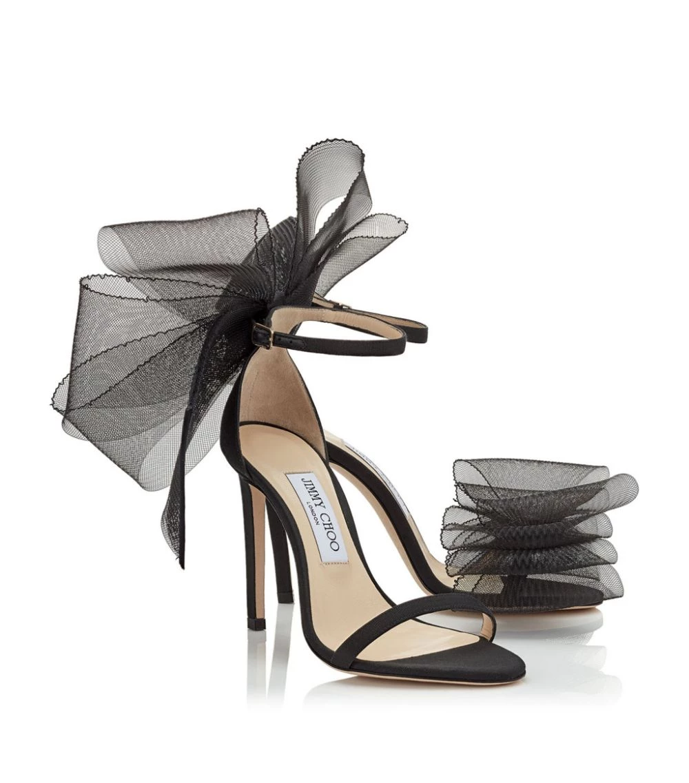 Best Sale π Jimmy Choo Aveline 100 Leather Sandals BLACK/BLACK Heel Sandals β¨ 2 Best Sale π Jimmy Choo Aveline 100 Leather Sandals BLACK/BLACK Heel Sandals β¨ - Image 2