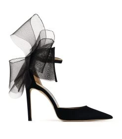 Best Pirce β€οΈ Jimmy Choo Averly 100 Sandals BLACK/BLACK Courts π€©