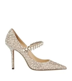 Hot Sale ❤️ Jimmy Choo Bailey 100 I Want Choo Sandals BALLET PINK Courts ⭐