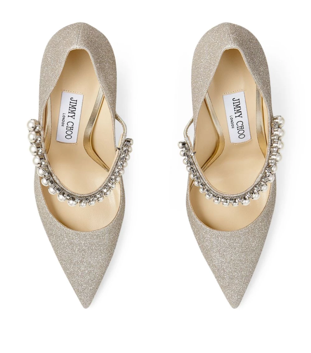 Budget π€© Jimmy Choo Baily 100 Embellished Glitter Pumps PLATINUM ICE Courts π 2 Budget π€© Jimmy Choo Baily 100 Embellished Glitter Pumps PLATINUM ICE Courts π - Image 2