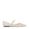 Top 10 😍 Jimmy Choo Baily Glitter Flats BALLET PINK Ballet Flats 👏