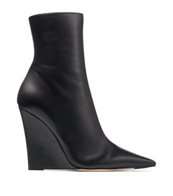 Deals 𧨠Jimmy Choo Baku 110 Leather Ankle Boots BLACK π