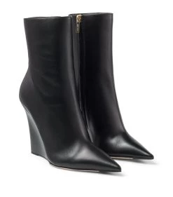 Deals 🧨 Jimmy Choo Baku 110 Leather Ankle Boots BLACK 🌟 -Jimmy Choo Sales jimmy choo baku 110 leather ankle boots 17701577 37010349 1000