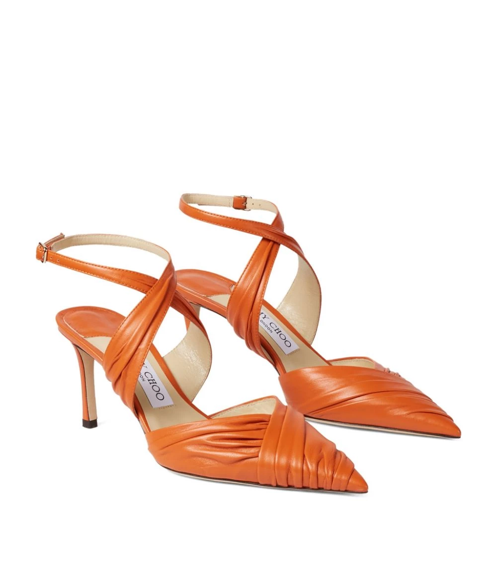 Deals π Jimmy Choo Basil 75 Pointed-Toe Pumps AMBER ORANGE Courts π 3 Deals π Jimmy Choo Basil 75 Pointed-Toe Pumps AMBER ORANGE Courts π - Image 3