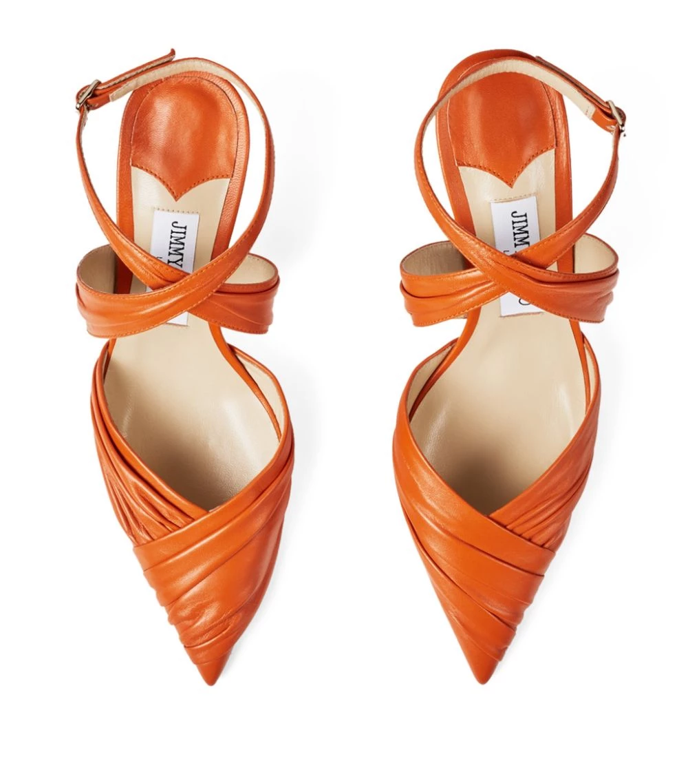 Deals π Jimmy Choo Basil 75 Pointed-Toe Pumps AMBER ORANGE Courts π 2 Deals π Jimmy Choo Basil 75 Pointed-Toe Pumps AMBER ORANGE Courts π - Image 2