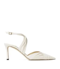 Cheapest ❤️ Jimmy Choo Basil 75 Pointed-Toe Pumps LATTE Courts ✨