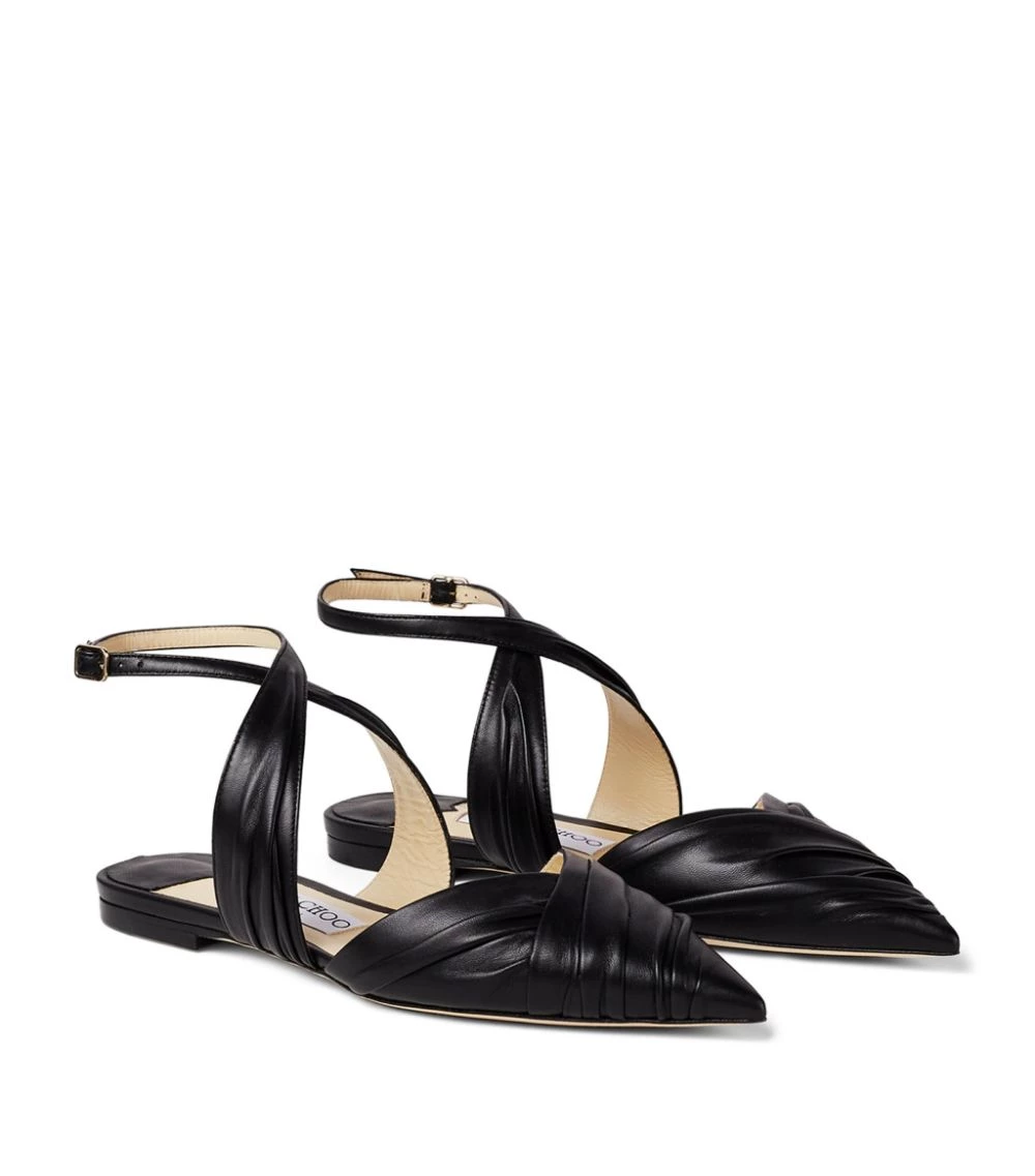 Best deal βοΈ Jimmy Choo Basil Pointed-Toe Flats BLACK Slingback Flats π 3 Best deal βοΈ Jimmy Choo Basil Pointed-Toe Flats BLACK Slingback Flats π - Image 3