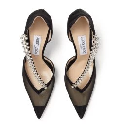 Coupon 🛒 Jimmy Choo Bee 100 Mesh Pumps BLACK/CRYSTAL Courts 🛒 -Jimmy Choo Sales jimmy choo bee 100 mesh pumps 16931287 33638445 1000