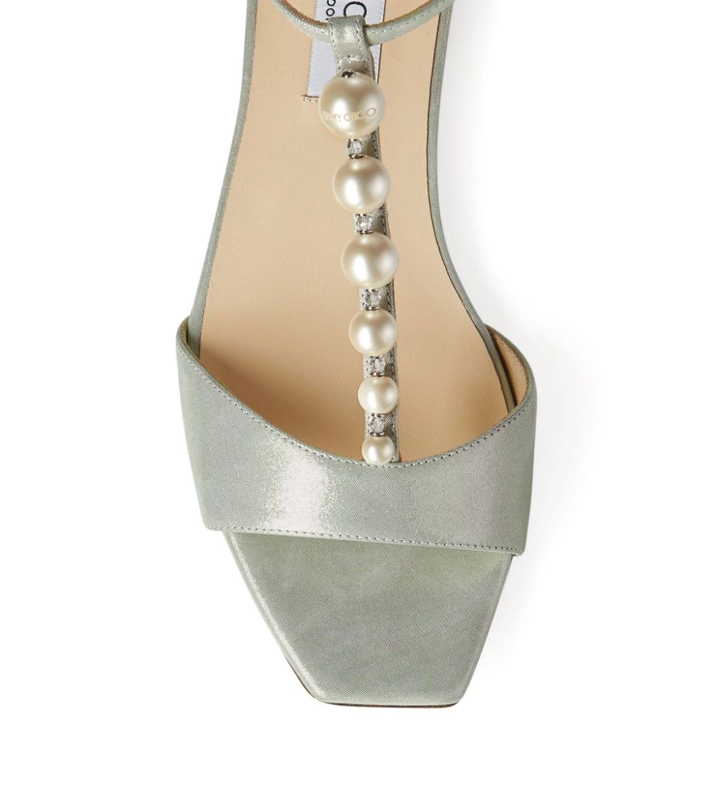 Cheap π Jimmy Choo Bella Embellished Suede Sandals CHAMPAGNE/WHITE Flat Sandals π 4 Cheap π Jimmy Choo Bella Embellished Suede Sandals CHAMPAGNE/WHITE Flat Sandals π - Image 4