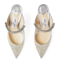 Wholesale 🔔 Jimmy Choo Bing 65 Glitter Mules SILVER 🌟 -Jimmy Choo Sales jimmy choo bing 65 glitter mules 16231075 32827993 1000
