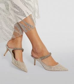 Wholesale 🔔 Jimmy Choo Bing 65 Glitter Mules SILVER 🌟 -Jimmy Choo Sales jimmy choo bing 65 glitter mules 16231075 32827998 1000