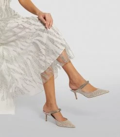 Wholesale 🔔 Jimmy Choo Bing 65 Glitter Mules SILVER 🌟 -Jimmy Choo Sales jimmy choo bing 65 glitter mules 16231075 32830195 1000