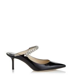 Buy π Jimmy Choo Bing 65 Leather Mules BLACK π