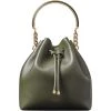 Deals 🧨 Jimmy Choo Bon Bon Top-Handle Bag SEAWEED/LIGHT GOLD Bucket Bags ✨