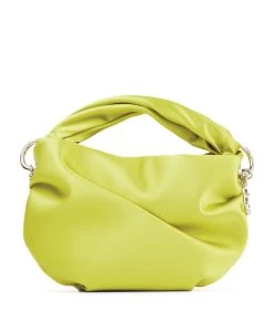 Best Sale 🎁 Jimmy Choo Bonny Shoulder Bag LIME Top Handle Bags 🎁
