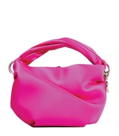Wholesale 💯 Jimmy Choo Bonny Shoulder Bag FUCHSIA Top Handle Bags 🤩
