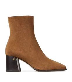 Buy β Jimmy Choo Bryelle 65 Leather Ankle Boots CLOVE π₯