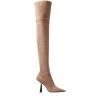 Best deal 😍 Jimmy Choo Bryson 100 Leather Over-The-Knee Boots CLAY Over the Knee Boots ✔️