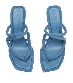 Budget 🎁 Jimmy Choo Cape 70 Suede Mules BUTTERFLY BLUE Heel Sandals 💯 -Jimmy Choo Sales jimmy choo cape 70 suede mules 16787585 34362746 1000