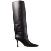 Brand new 🎁 Jimmy Choo Chad 90 Leather Knee-High Boots BLACK Knee High Boots ⌛