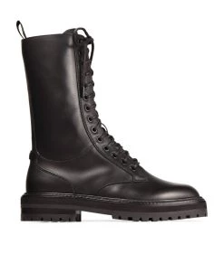 Hot Sale π€© Jimmy Choo Cora Leather Boots BLACK Ankle Boots π