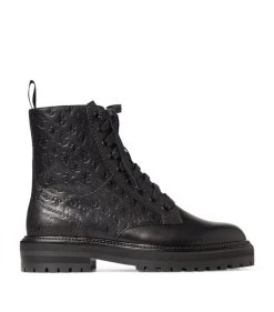 Wholesale π Jimmy Choo Cora Logo Ankle Boots BLACK π