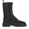Wholesale 🎉 Jimmy Choo Cora Woven Boots BLACK Ankle Boots ⌛