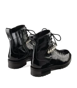 Brand new 🔥 Jimmy Choo Cruz Embellished Leather Ankle Boots BLACK ✔️ -Jimmy Choo Sales jimmy choo cruz embellished leather ankle boots 17192104 34738872 1000