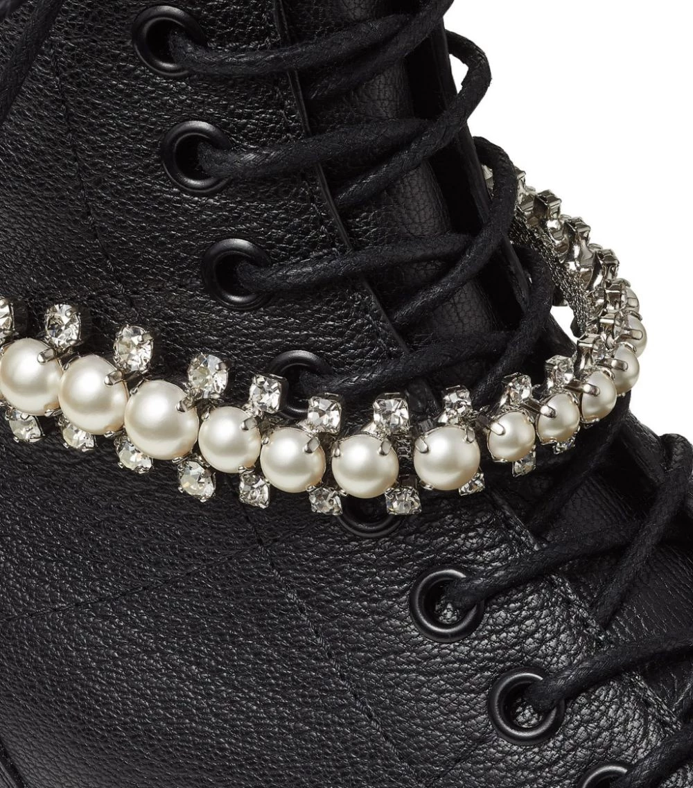 Top 10 ⭐ Jimmy Choo CRUZ FLAT BLACK/WHITE Ankle Boots ✔️ 6 Top 10 ⭐ Jimmy Choo CRUZ FLAT BLACK/WHITE Ankle Boots ✔️ - Image 6