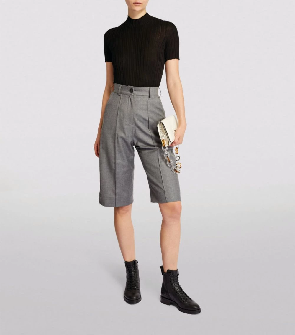 New ⭐ Jimmy Choo Cruz Leather Boots BLACK Ankle Boots ⌛ 4 New ⭐ Jimmy Choo Cruz Leather Boots BLACK Ankle Boots ⌛ - Image 4