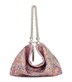Best Sale 😍 Jimmy Choo Crystal-Embellished Callie Clutch Bag MULTI Clutch Bags 💯