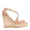 Buy 🎁 Jimmy Choo Dakota 120 Wedge Sandals BALLET PINK Wedges 🧨