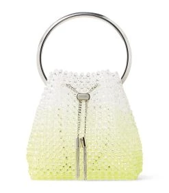 Top 10 𧨠Jimmy Choo DegradΓ© Bon Bon Bag SUNBLEACHED DEGRADE Top Handle Bags π€©