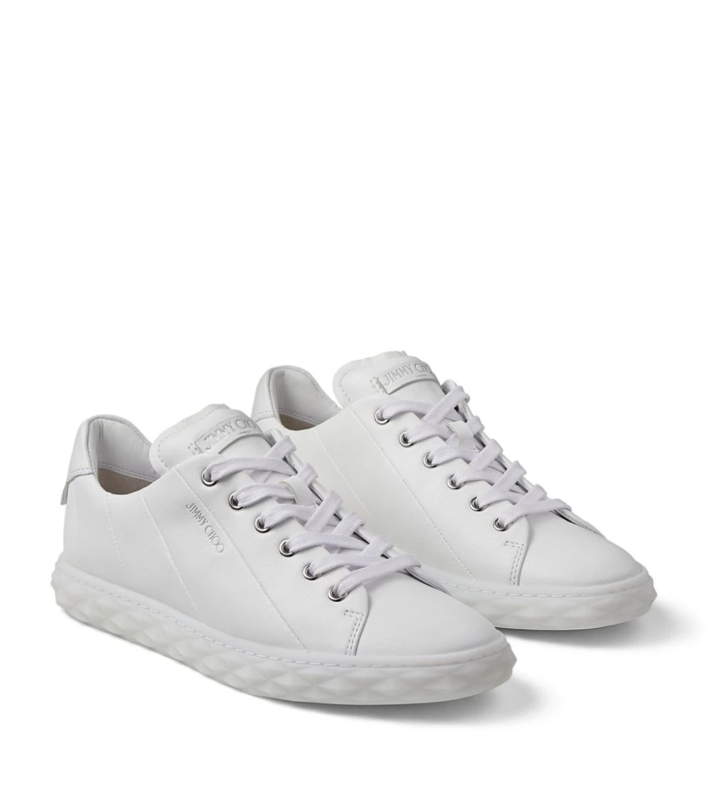 Coupon π Jimmy Choo Diamond Light Leather Sneakers V WHITE Low-Top Sneakers π 4 Coupon π Jimmy Choo Diamond Light Leather Sneakers V WHITE Low-Top Sneakers π - Image 4