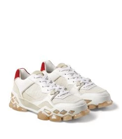 Brand new 😍 Jimmy Choo Diamond X Leather Sneakers X COTTON MIX Low-Top Sneakers 🎉 -Jimmy Choo Sales jimmy choo diamond x leather sneakers 15407321 27203392 1000