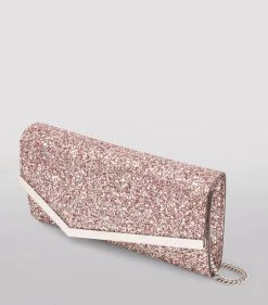 Best Sale ⌛ Jimmy Choo Emmie Clutch Bag ROSE MIX Clutch Bags ⌛ -Jimmy Choo Sales jimmy choo emmie clutch bag 17571617 36392283 1000
