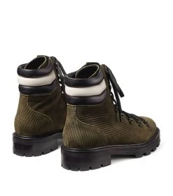 Deals 😍 Jimmy Choo Eshe Corduroy Ankle Boots SEAWEED/BLACK/LATTE 🎉 -Jimmy Choo Sales jimmy choo eshe corduroy ankle boots 17291780 35344274 1000