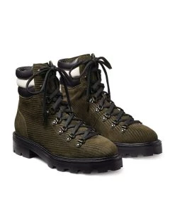 Deals 😍 Jimmy Choo Eshe Corduroy Ankle Boots SEAWEED/BLACK/LATTE 🎉 -Jimmy Choo Sales jimmy choo eshe corduroy ankle boots 17291780 35345189 1000