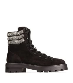 New β¨ Jimmy Choo Eshe Suede Ankle Boots BLACK β¨