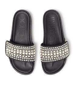 Wholesale β Jimmy Choo Fitz Embellished Canvas-Leather Slides V BLACK π₯ 6 Wholesale β Jimmy Choo Fitz Embellished Canvas-Leather Slides V BLACK π₯ -Jimmy Choo Sales jimmy choo fitz embellished canvas leather slides 16906098 33536229 1000