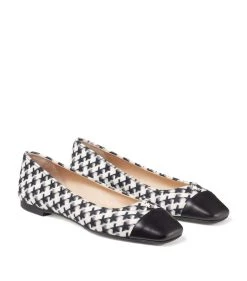 Top 10 🛒 Jimmy Choo Gisela Houndstooth Ballet Flats BLACK/LATTE/BLACK 👏 -Jimmy Choo Sales jimmy choo gisela houndstooth ballet flats 17293269 35347151 1000
