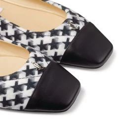 Top 10 🛒 Jimmy Choo Gisela Houndstooth Ballet Flats BLACK/LATTE/BLACK 👏 -Jimmy Choo Sales jimmy choo gisela houndstooth ballet flats 17293269 35347154 1000