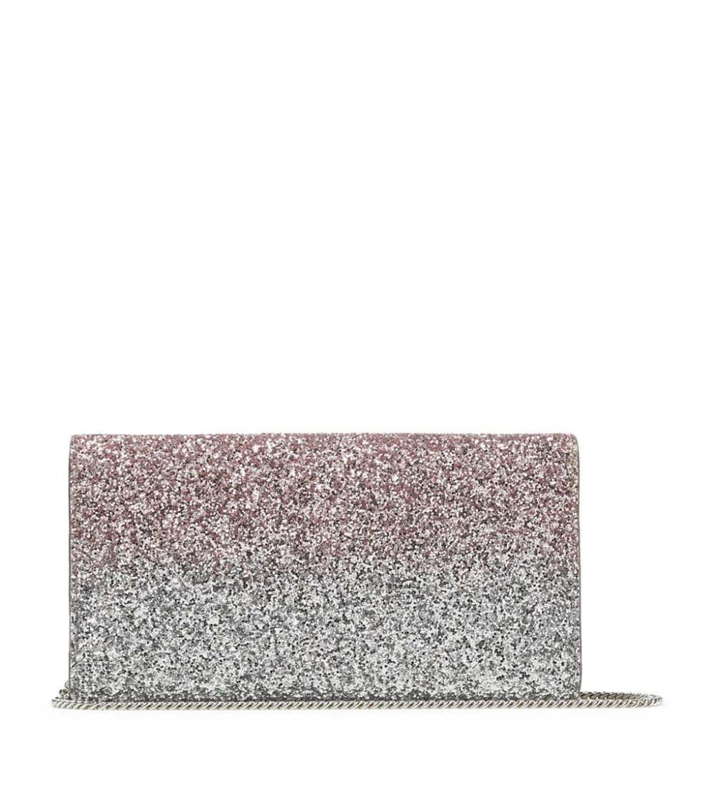 Best deal π Jimmy Choo Glitter Emmie Clutch Bag BALLET PINK/SILVER/A Clutch Bags π 3 Best deal π Jimmy Choo Glitter Emmie Clutch Bag BALLET PINK/SILVER/A Clutch Bags π - Image 3