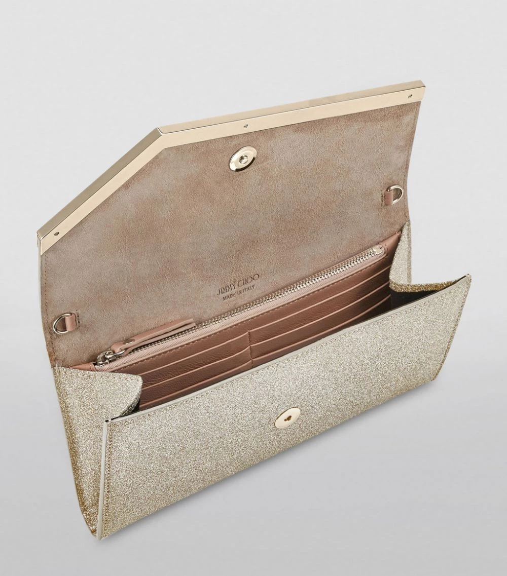 New β¨ Jimmy Choo Glitter Emmie Clutch Bag PLATINUM ICE Clutch Bags π 3 New β¨ Jimmy Choo Glitter Emmie Clutch Bag PLATINUM ICE Clutch Bags π - Image 3