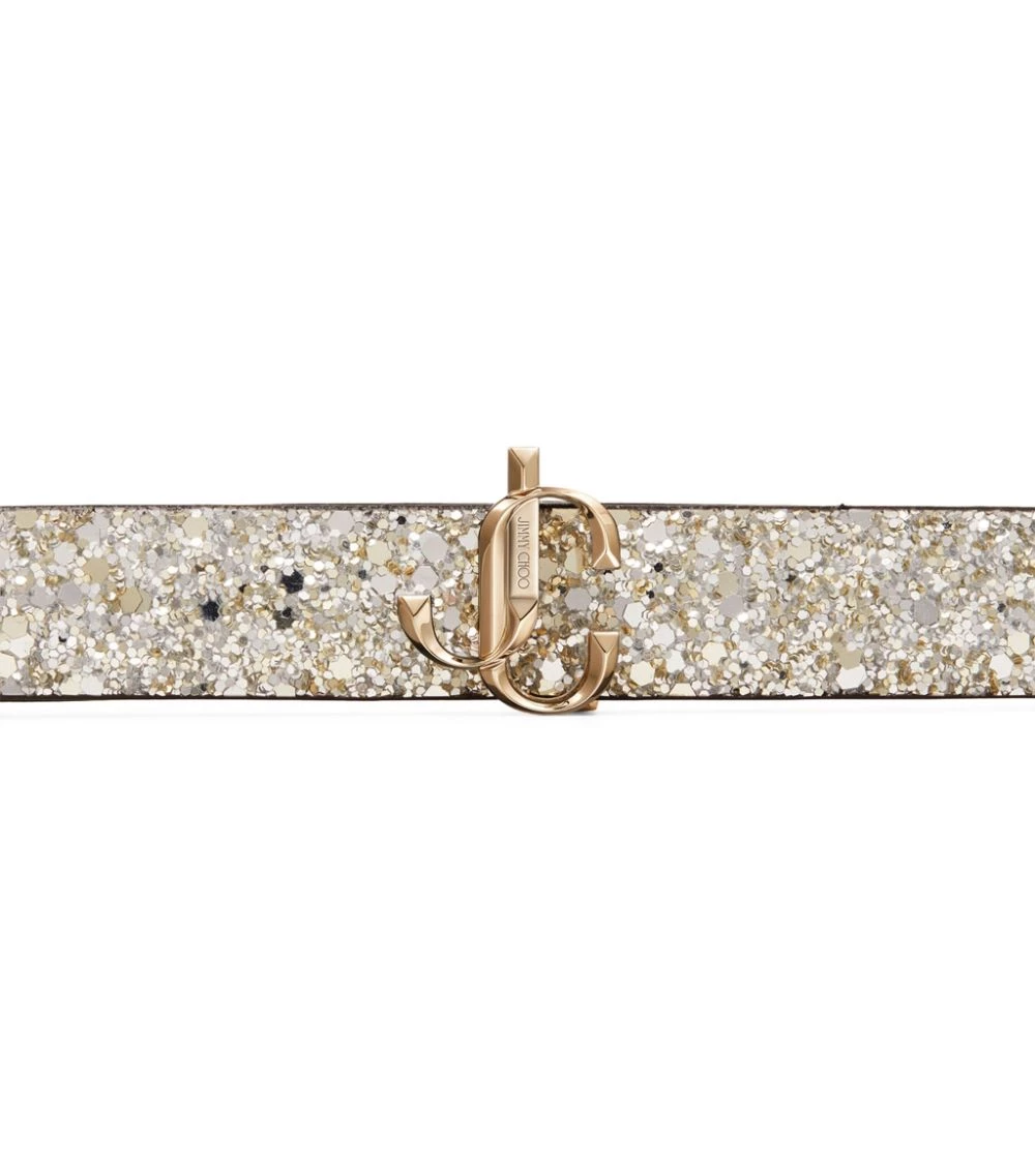 Promo β Jimmy Choo Glitter Felisa Belt CHAMPAGNE Belts π 3 Promo β Jimmy Choo Glitter Felisa Belt CHAMPAGNE Belts π - Image 3