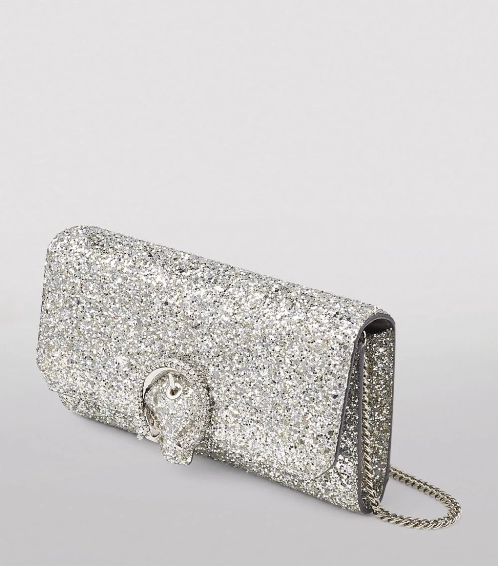 Budget π€© Jimmy Choo Glitter Wallet Bag PLATINUM Wallet on Chain β 3 Budget π€© Jimmy Choo Glitter Wallet Bag PLATINUM Wallet on Chain β - Image 3
