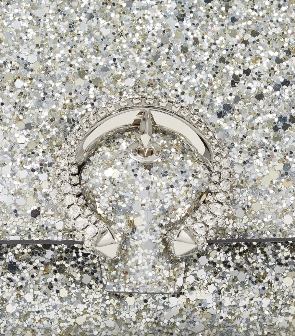 Budget π€© Jimmy Choo Glitter Wallet Bag PLATINUM Wallet on Chain β 5 Budget π€© Jimmy Choo Glitter Wallet Bag PLATINUM Wallet on Chain β - Image 5